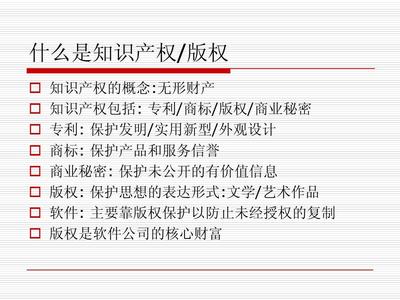 软件版权保护的法律法规与知识产权服务